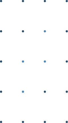 Black background with small blue dots pattern.